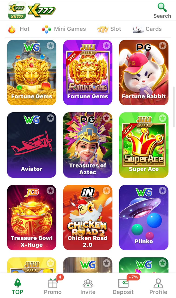 XK777 Game